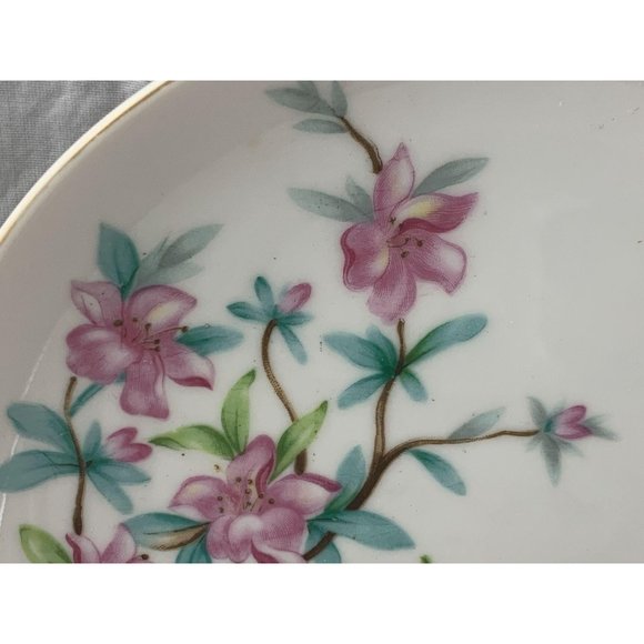 Yamaka China Pair of Salad Plates - Occupied Japan - Pattern B2594 - 7 5/8" - Picture 2 of 9